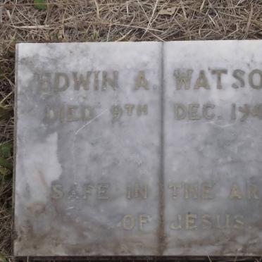 WATSON Edwin A. -1949