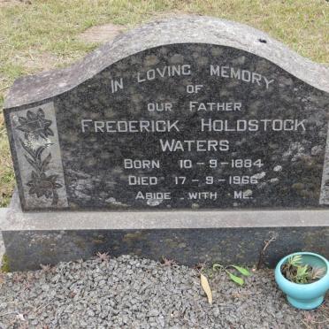 WATERS Frederick Holdstock 1884-1966