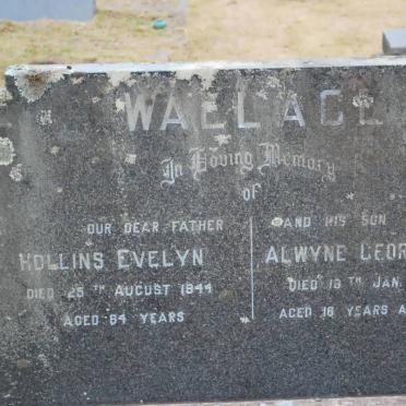 WALLACE Hollins Evelyn -1944 :: WALLACE Alwyne George Brooks -1930
