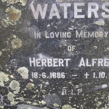 WATERS Herbert Alfred 1886-1956