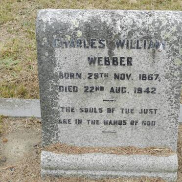 WEBBER Charles William 1867-1942