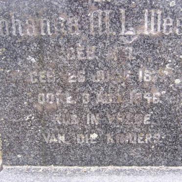 WESSELS Johanna M.L. 1877-1946
