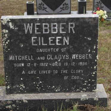 WEBBER Eileen 1922-1986