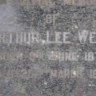 WEST Arthur Lee 1879-1962