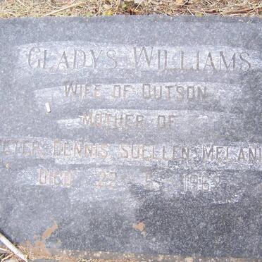 WILLIAMS Gladys -1962 