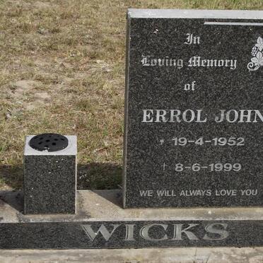 WICKS Errol John 1952-1999