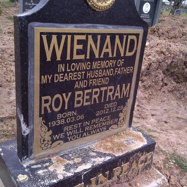 WIENAND Roy Bertram 1938-2012