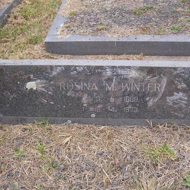 WINTER Rosina M. 1888-1973