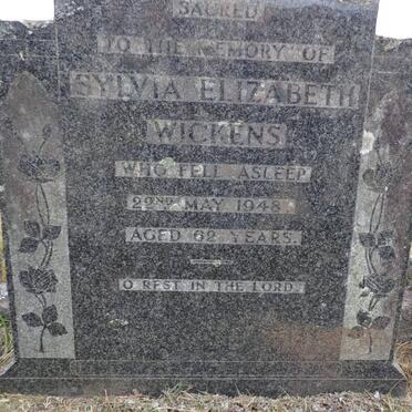 WICKENS Sylvia Elizabeth -1948