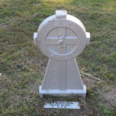 CATTON Walter G. -1961