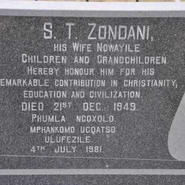 ZONDANI S.T. -1949 