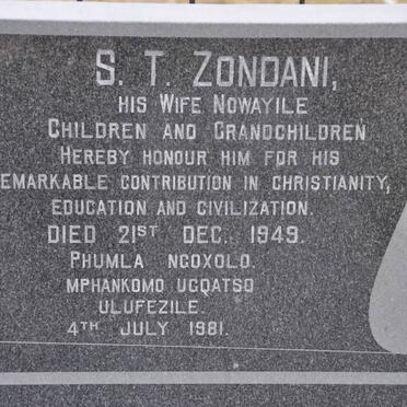 ZONDANI S.T. -1949 