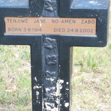 ZABO Tenjiwe Jane No-Amen 1914-2002