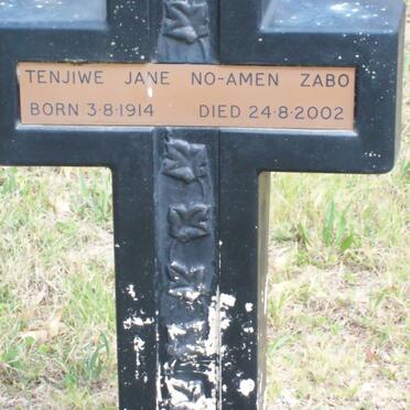 ZABO Tenjiwe Jane No-Amen 1914-2002