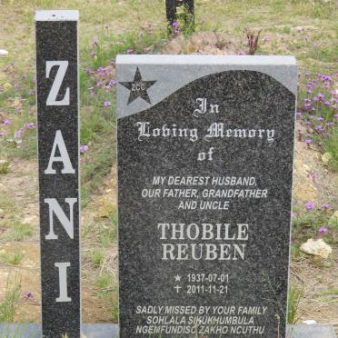 ZANI Thobile Reuben 1937-2011