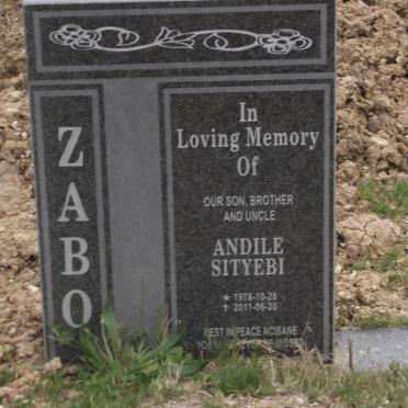 ZABO Andile Sityebi 1978-2011