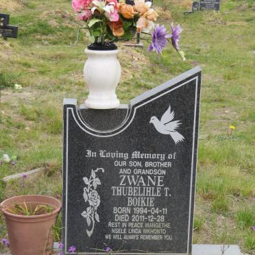 ZWANE Thubelihle 1994-2011