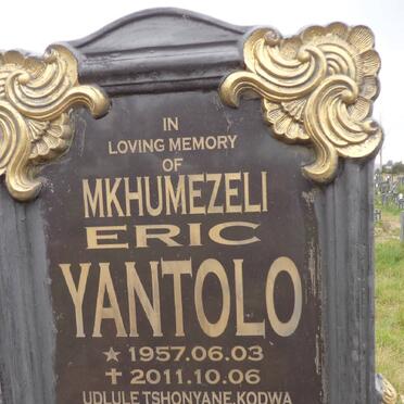 YANTOLO Mkhumezeli Eric 1957-2011