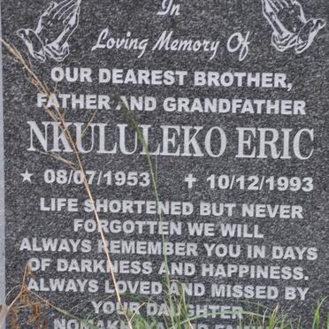 ? Nkululeko Eric 1953-1993