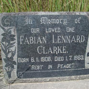 CLARKE Fabian Lennard  1906-1963