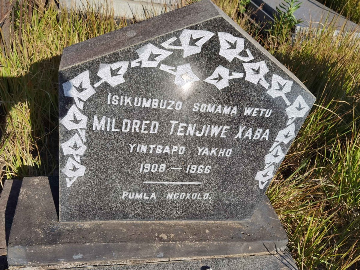 XABA Mildred Tenjiwe 1908-1966