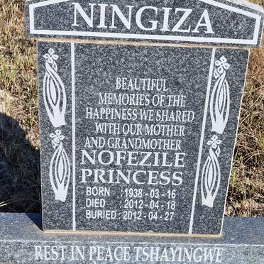 NINGIZA Nofezile Princess 1938-2012