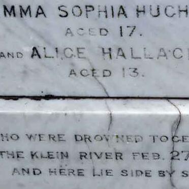 HUGHES Emma Sophia -1875 :: HALLACK Alice -1875