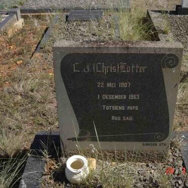 LOTTER C. J. 1907-1963