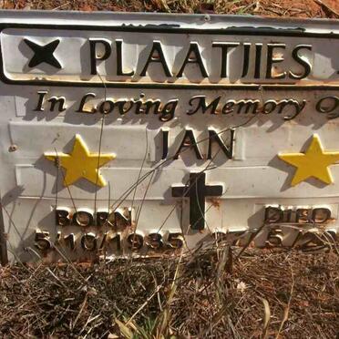 PLAATJIES Jan 1935-2006
