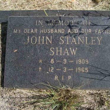 SHAW John Stanley 1909-1965