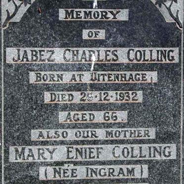 Eastern Cape, HANKEY district, Patensie, Mist Kraal, Annex Mistkraal 42_1, Collingwood, farm cemetery