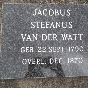 WATT Jacobus Stefanus, van der 1790-1870