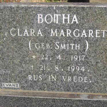 BOTHA Clara Margaret nee SMITH 1917-1994
