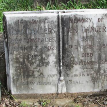 DANGERS Dick 1891-1958 &amp; Joan EDMEADES 1892-19?7