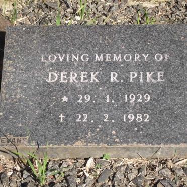 PIKE Derek R. 1929-1982