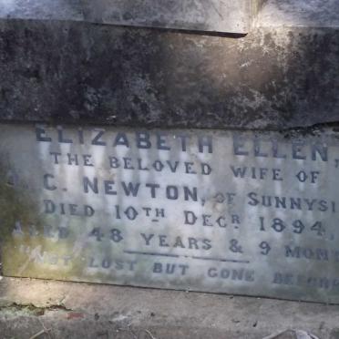 NEWTON Elizabeth Ellen -1894