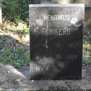 BOKKERS Henrikus 1917-1969