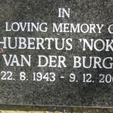 BURGH Hubertus, van der 1943-2008