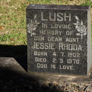 LUSH Jessie Rhoda 1902-1970