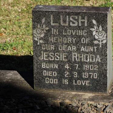 LUSH Jessie Rhoda 1902-1970