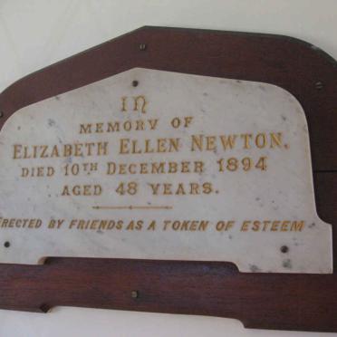 NEWTON Elizabeth Ellen -1894