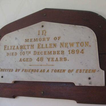NEWTON Elizabeth Ellen -1894