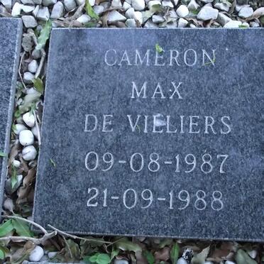VILLIERS Cameron Max, de 1987-1988