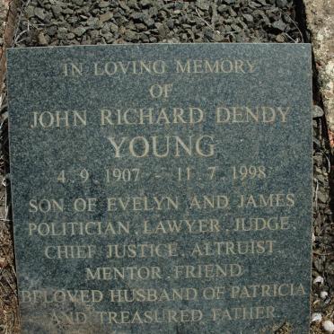 YOUNG John Richard Dendy 1907-1998