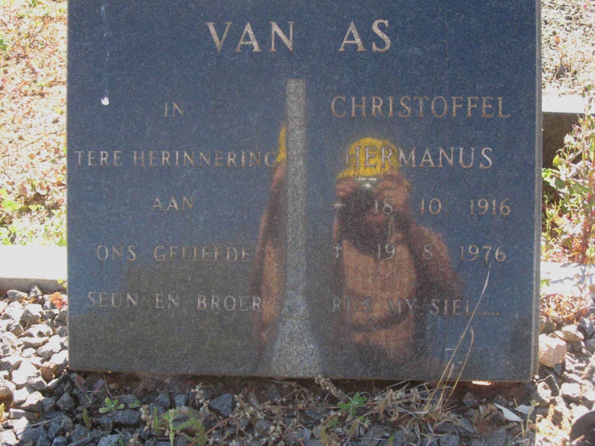 AS Christoffel Hermanus, van 1916-1976