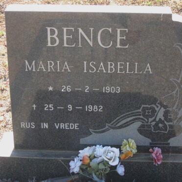 BENCE Maria Isabella 1903-1982