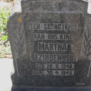 BEZUIDENHOUT Martha 1948-1949