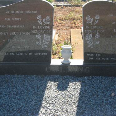 COLLING Sydney Brunsdon 1908-1990 &amp; Leah JERLING 1919-2008