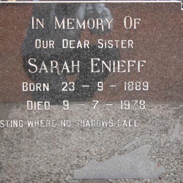 COLLING Sarah Enieff 1889-1978