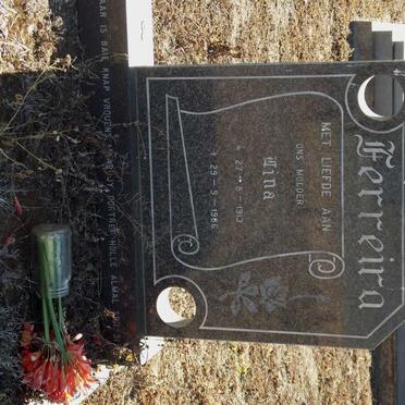 FERREIRA Lina 1913-1986